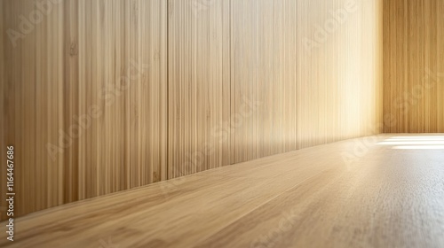 Wallpaper Mural Bamboo Texture Background with Warm Natural Wood Paneling for Interior Design and Home Decor Use Torontodigital.ca