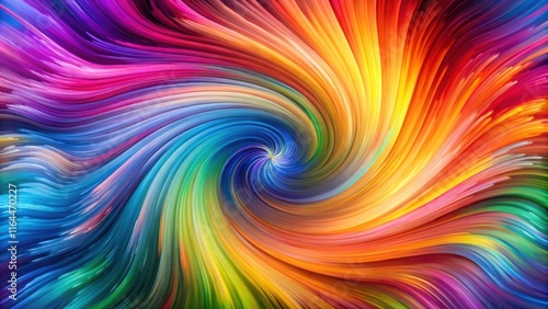 Wallpaper Mural Abstract Colorful Swirling Vortex of Vibrant Hues and Dynamic Energy Torontodigital.ca