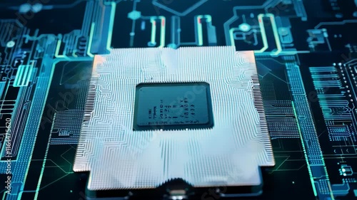 Futuristic AI and Robotization Motion Background | Advanced Technology in Action