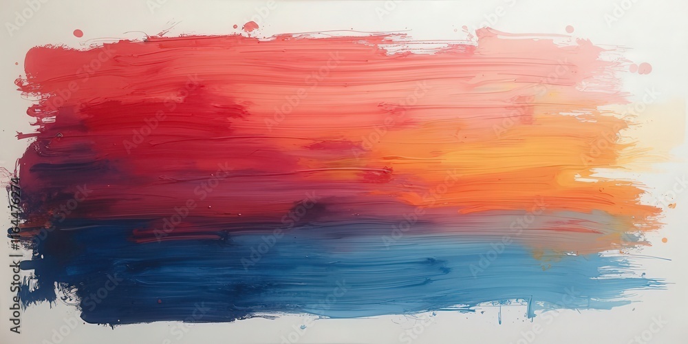 Sunset Hues Watercolor Abstract Sunset Hues Watercolor Abstract