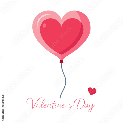 Valentine day heart balloon 