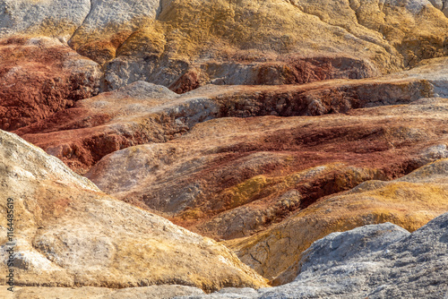 Ural Mars (Troitsko-Baynovskoye field of refractory clays). Sverdlovsk region, Russia photo