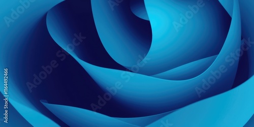 Experiencing the beauty of a blue rose, the soft curves and layers create a stunning visual effect, highlighting shades of blue and intricate details in the petals