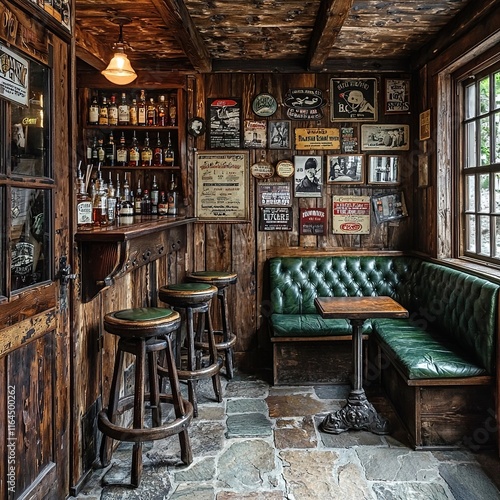 traditional irish pub-inspired room photo