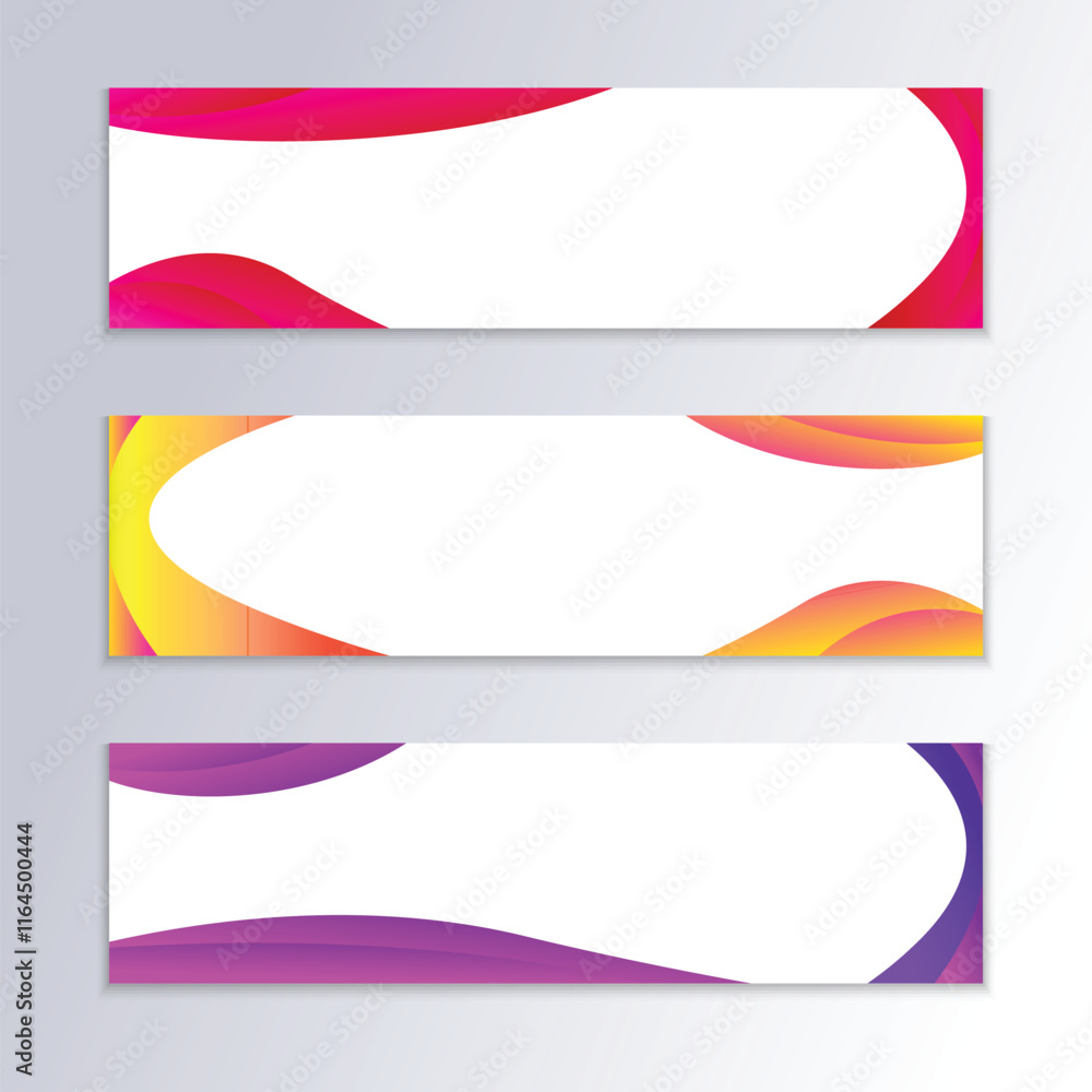 Multi-Color Banner Illustration Multi-Color Banner Illustration