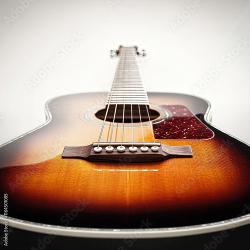 Acoustic Guitar Isolated