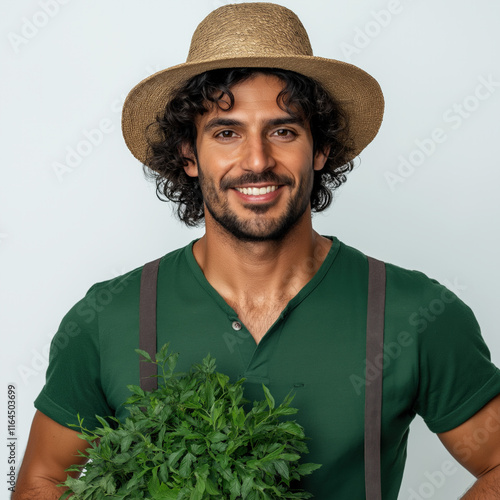 Gardener Man Isolated