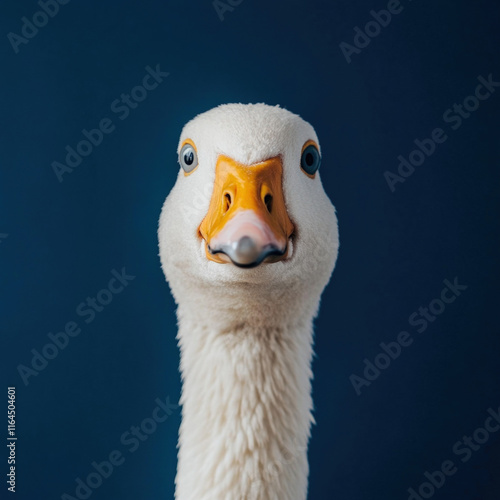 White Goose Isolated
