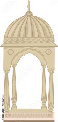 Digital Border for Textile Print Manually Illustrated Artwork, digital textile design, Mughal art