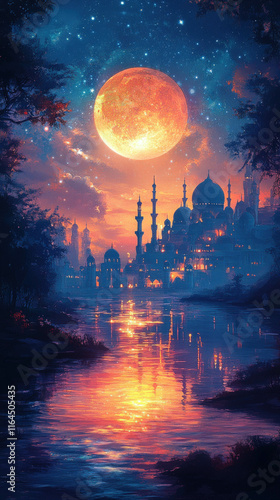 A Magical Scene Of Starlit ...