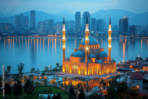 A Panoramic View Of A City ...