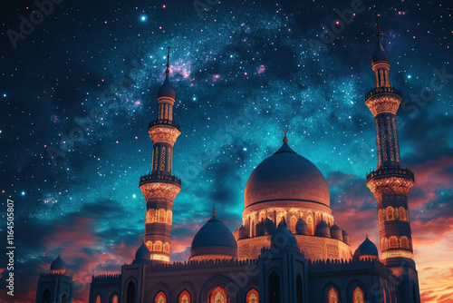 A Starry Sky Above A Tranqu...