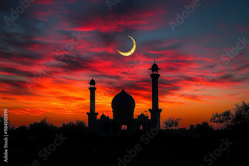 A Tranquil Nighttime Scene ...