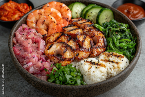 Asiatic Food, Served On A T...