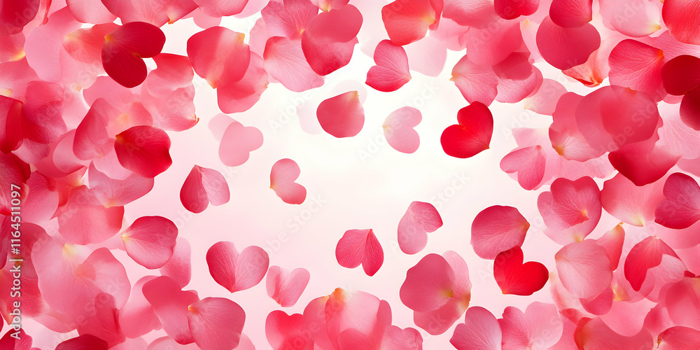 Falling Petals: A gentle cascade of delicate pink rose petals floats in the air, creating a romantic and whimsical backdrop. Perfect for Valentine's Day, weddings, and romantic occasions. Falling Petals: A gentle cascade of delicate pink rose petals floats in the air, creating a romantic and whimsical backdrop. Perfect for Valentine's Day, weddings, and romantic occasions.