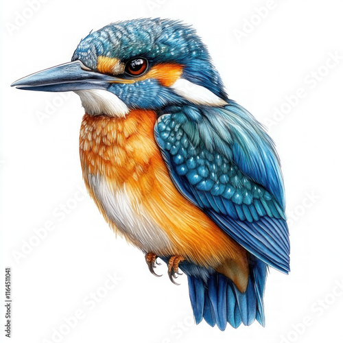 Kingfisher Bird Isolated