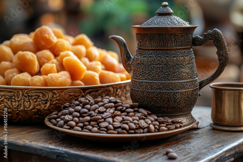 Ramadan Coffee Served On A ...