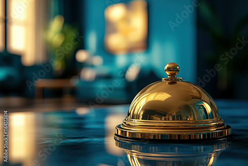 Service Bell Isolated