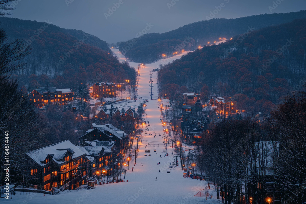 Fototapeta premium Ski Resort