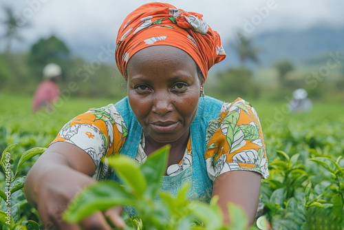 Tea Picking In Africa