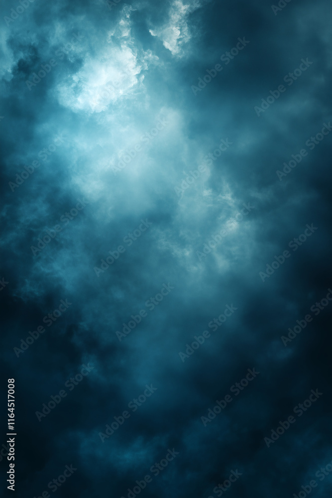 Abstract Dark Blue Background with Smoke Effect: Mystical Elegance Abstract Dark Blue Background with Smoke Effect: Mystical Elegance