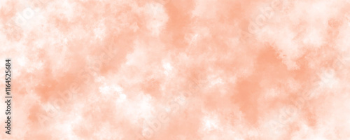 A Light and Airy Composition of Peach and White Gradients in a Dreamlike Form
