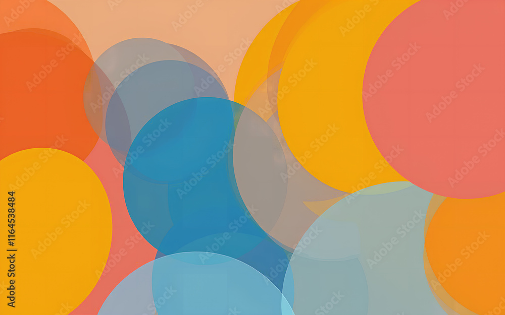 Colorful Abstract Geometric Shapes Background Colorful Abstract Geometric Shapes Background