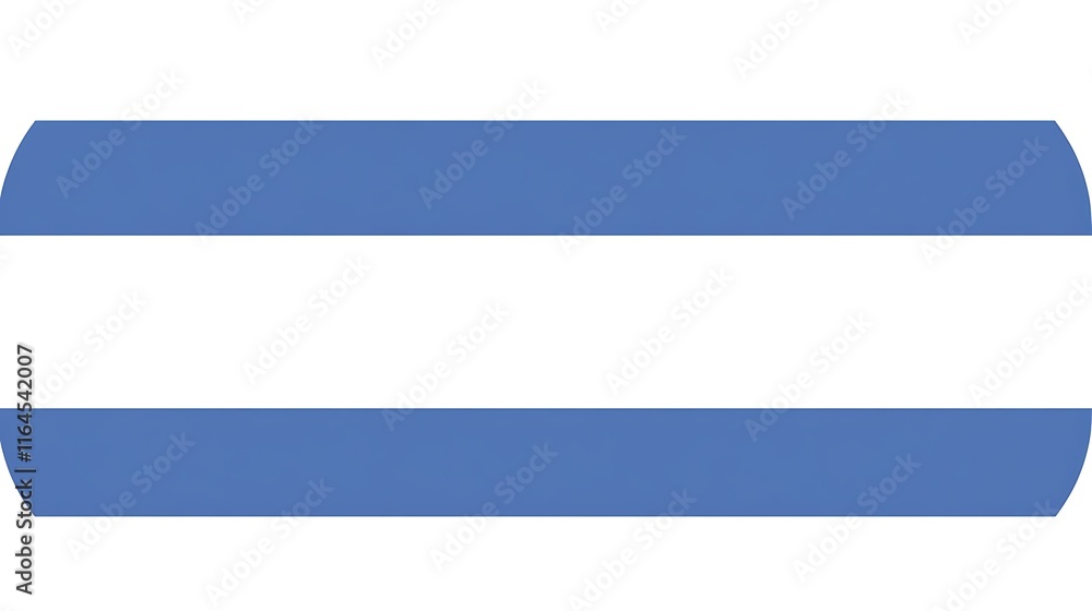 Abstract Image Featuring Blue Bands and White Space Abstract Image Featuring Blue Bands and White Space