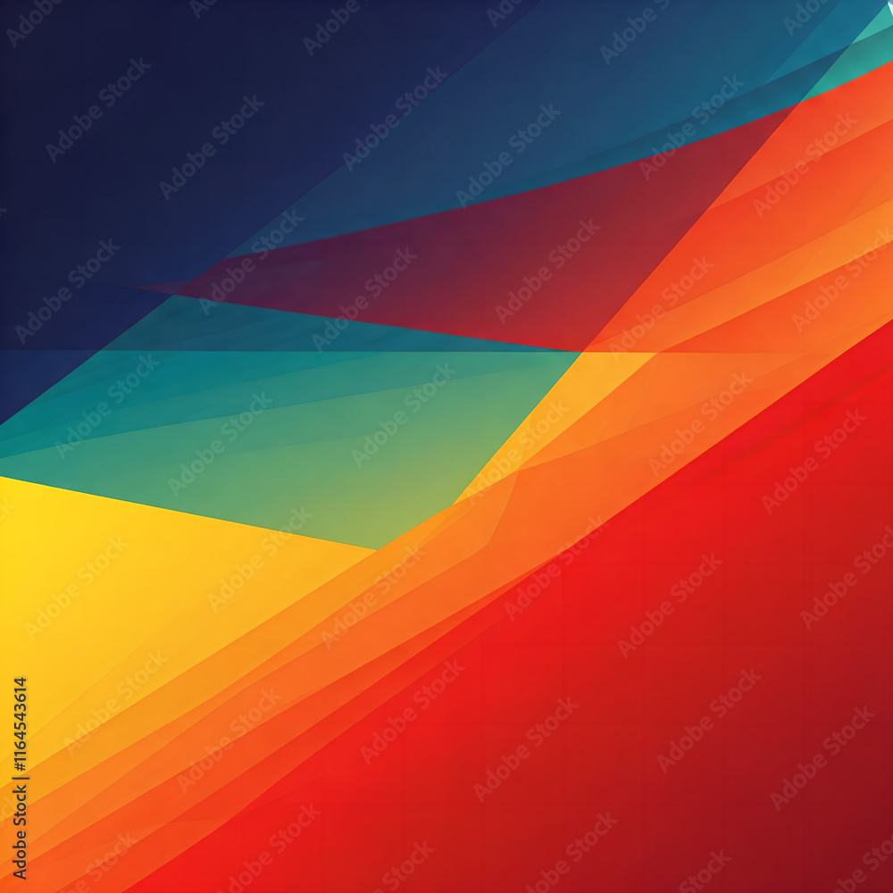Colorful Abstract Geometric Shapes Background Colorful Abstract Geometric Shapes Background