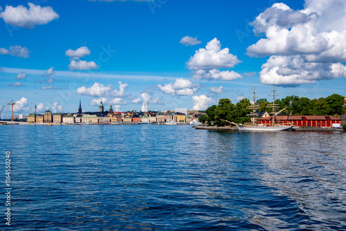 Stockholm view from the boat. Sweden