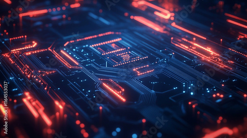 Wallpaper Mural electronic circuit board Torontodigital.ca