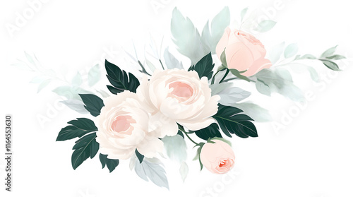 Elegant Watercolor Floral illustration