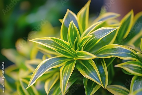Lush green leaves arranged beautifully in a natural pattern highlighting natu...