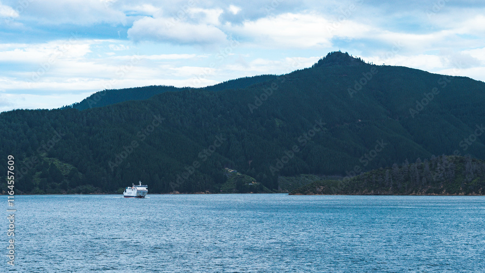 Cook strait new zealand gorgeous scenery water ocean dramatic sky fiords sounds paradise views calm Cook strait new zealand gorgeous scenery water ocean dramatic sky fiords sounds paradise views calm
