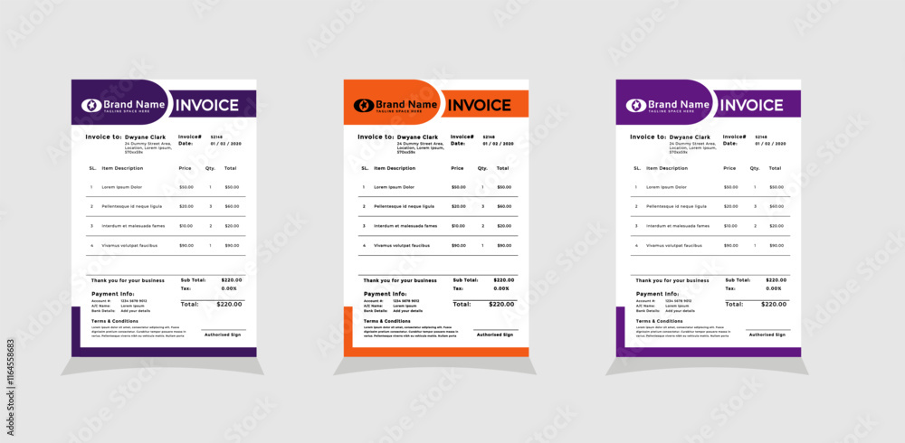 Modern Receipt Design Premium Vector Modern Receipt Design Premium Vector