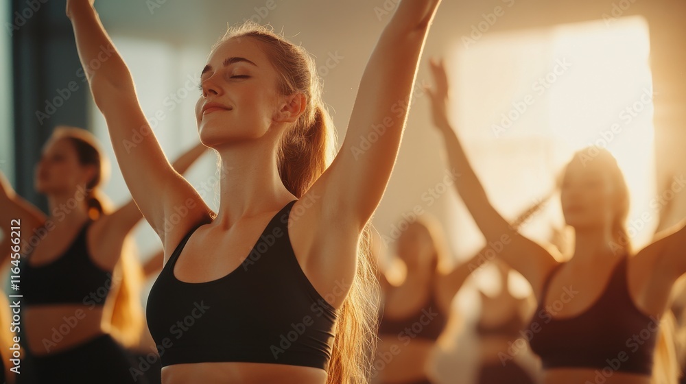 Fototapeta premium Dynamic Poses at Professional Event with Soft Light