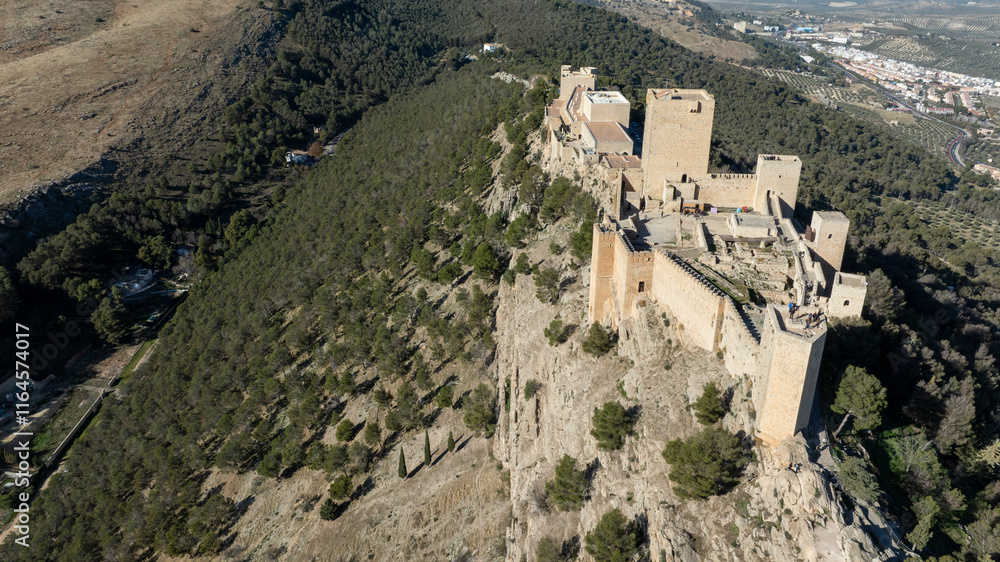 Obraz premium Castillo de España, Santa Catalina en la provincia de Jaén 