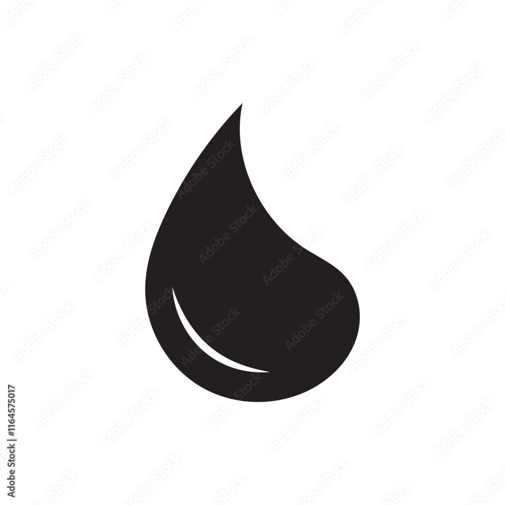 Water drop icon, water drop symbol, minimalist drop icon set design. Water drop icon, water drop symbol, minimalist drop icon set design.