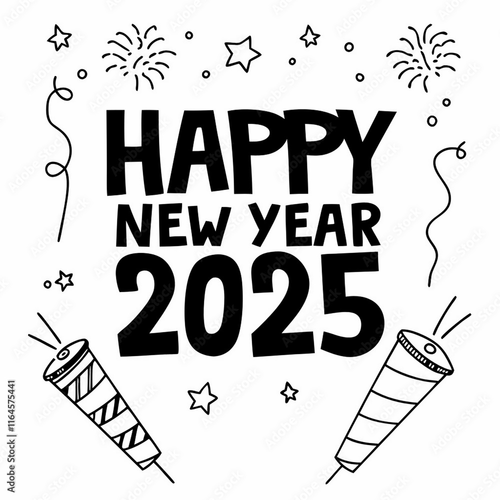 Fototapeta premium happy new year 