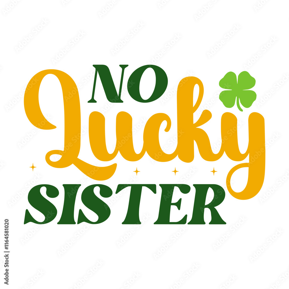 Fototapeta premium St. Patrick's Day Saying SVG Design