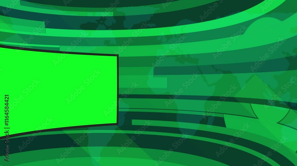 News Studio Newsroom Background For News Broadcasts Blurred Of Studio