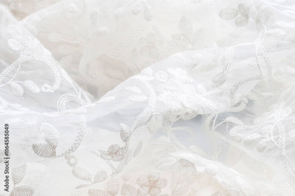 Beautiful lace background. Wedding and romance theme.