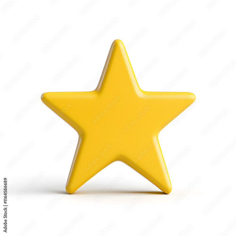 3d gold glossy yellow star icon isolated on white background 3d gold glossy yellow star icon isolated on white background