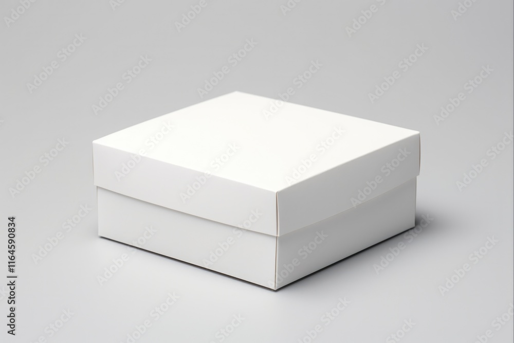 White Pastry Cake Box Mockup - Ready for Takeaway - 2 Box Set Template in Grey Background White Pastry Cake Box Mockup - Ready for Takeaway - 2 Box Set Template in Grey Background