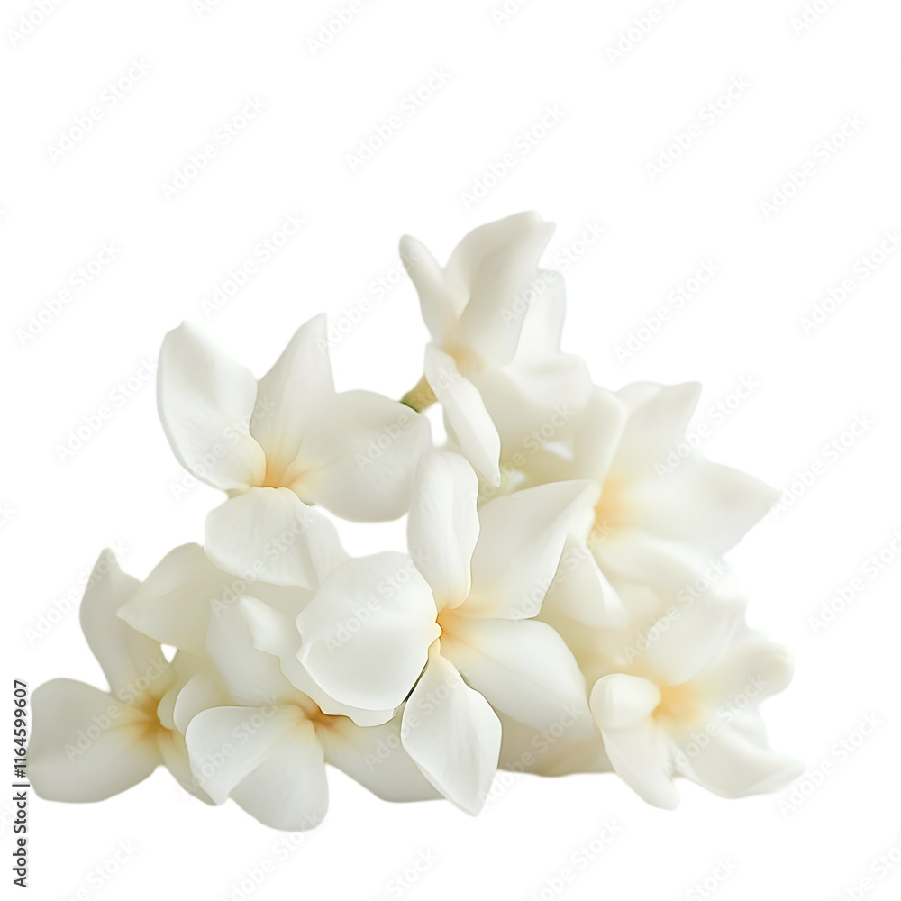 Fototapeta premium Elegant White Flowers Blooming Bouquet Soft Petals Pure Beauty Floral Design