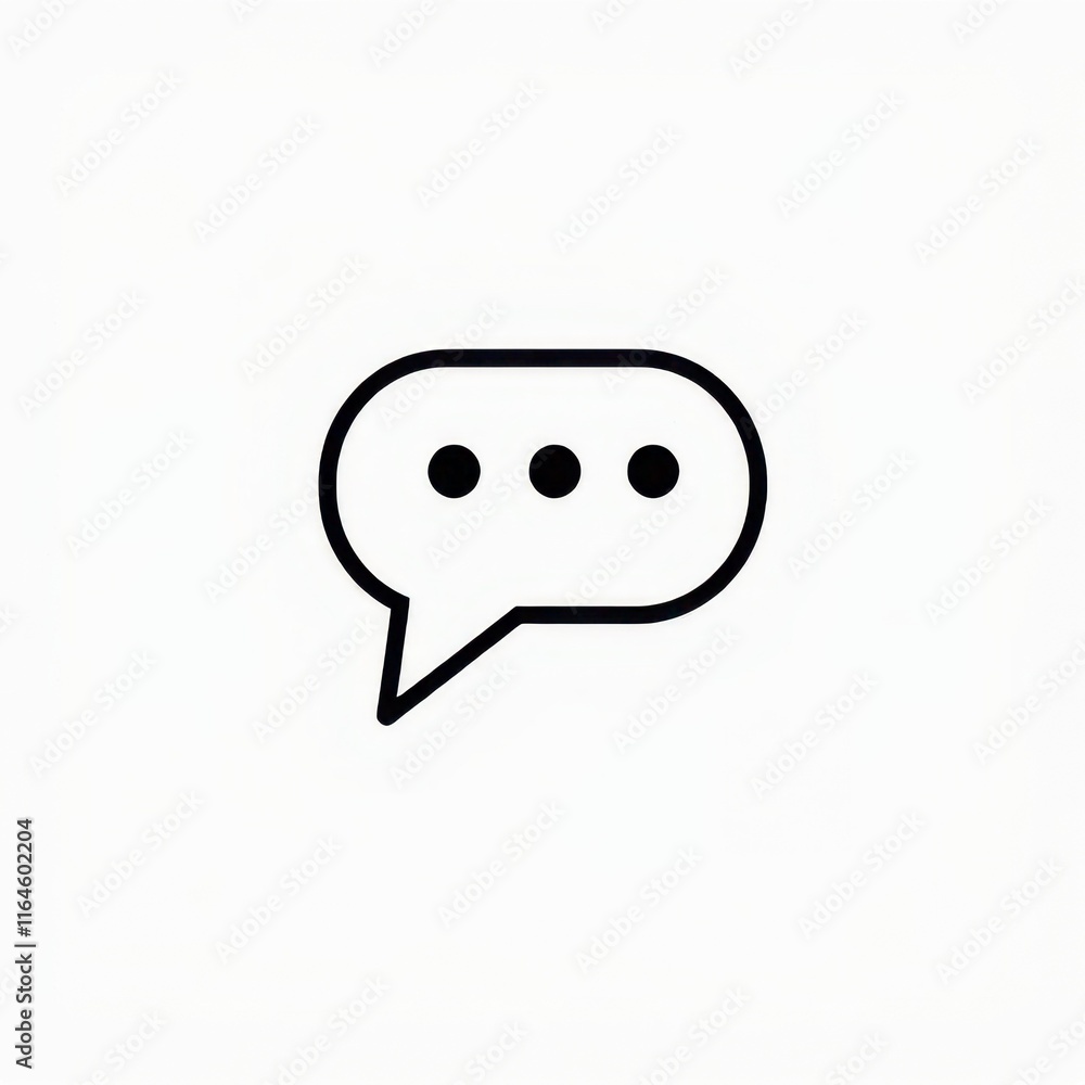 chat icon on white background
chat icon on white background