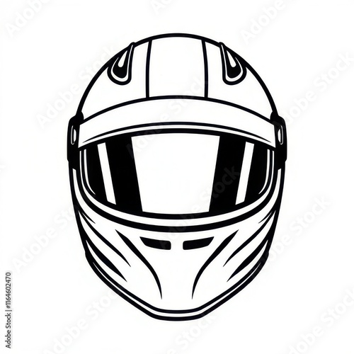 motorcycle helmet icon vector
 photo