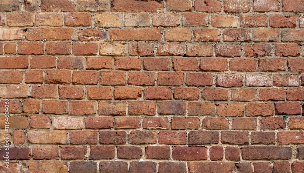 Fototapeta premium Vintage Red Brick Wall Texture with Industrial Charm