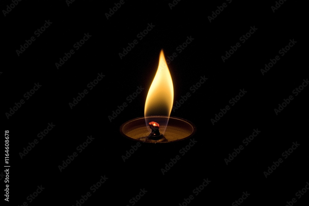 Soft flame brightens the quiet dark Soft flame brightens the quiet dark