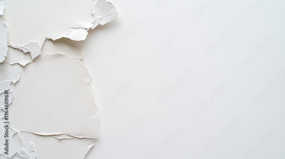 Wall with a lot of holes and cracks, giving it a worn and damaged appearance Wall with a lot of holes and cracks, giving it a worn and damaged appearance